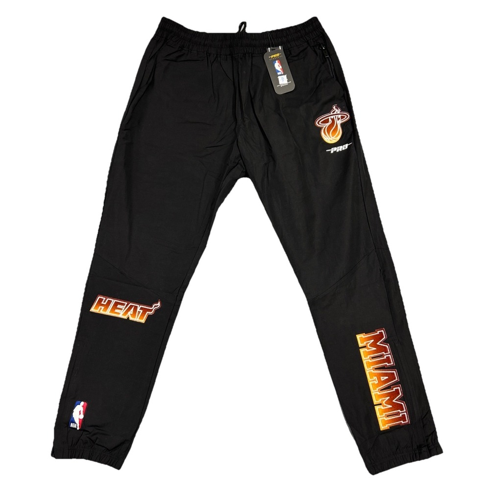 Miami Heat NBA  Pro Standard  Wind Breaker Zip Ankle Joggers XL